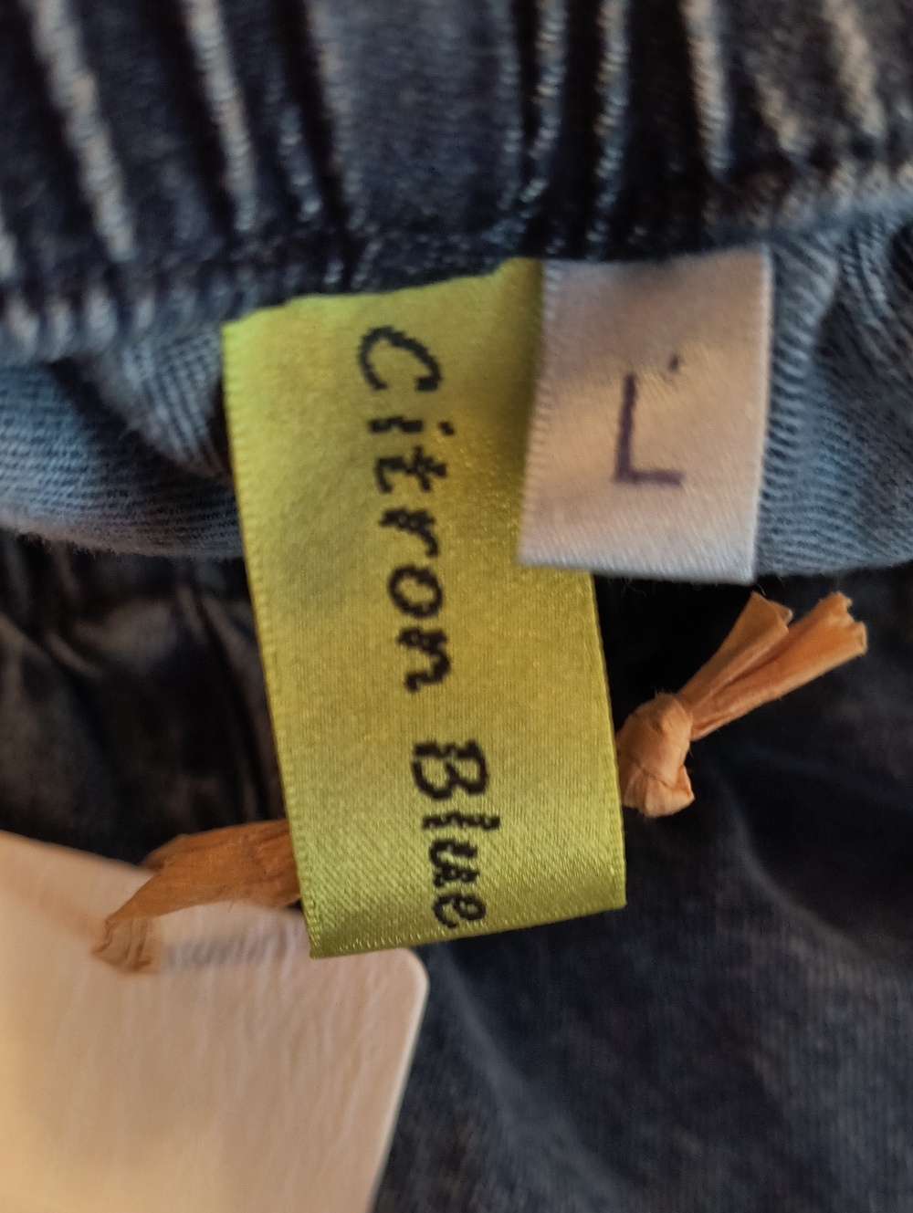 Citron Blue Denim crop jeans